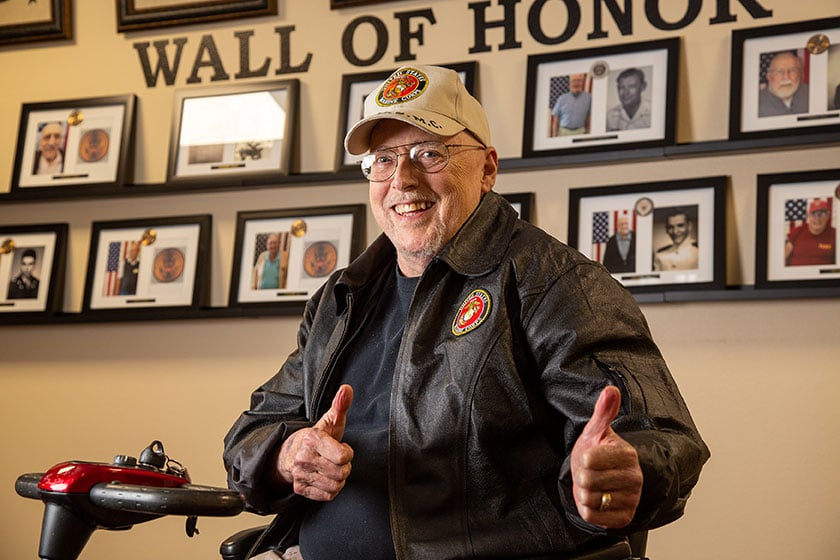 The Wall of Honor at The Lodge at Wake Forest